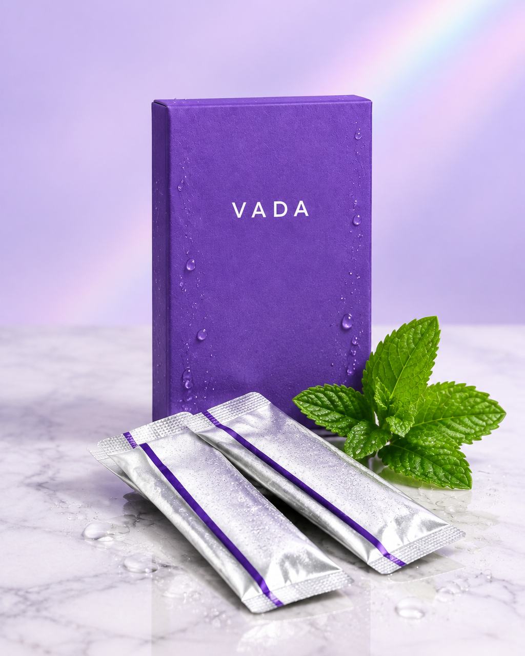 Caja Vada con sobres y menta